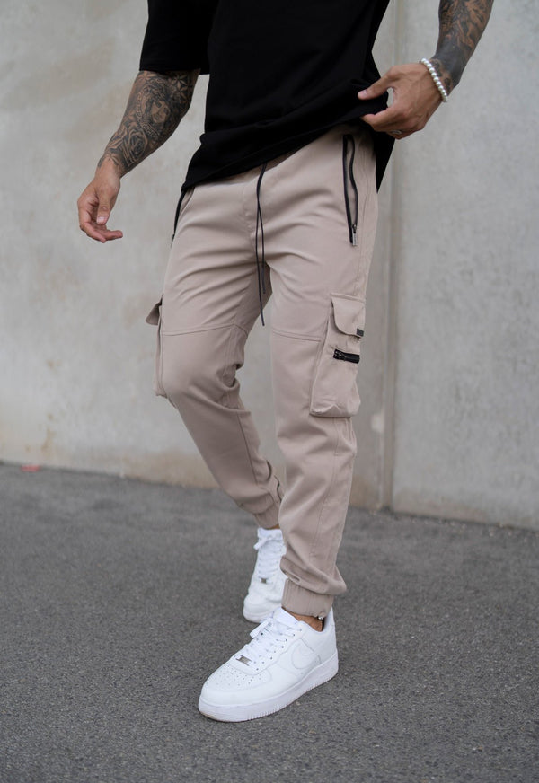 Military Cargo Pant - Beige - Sans Pareil Clothing