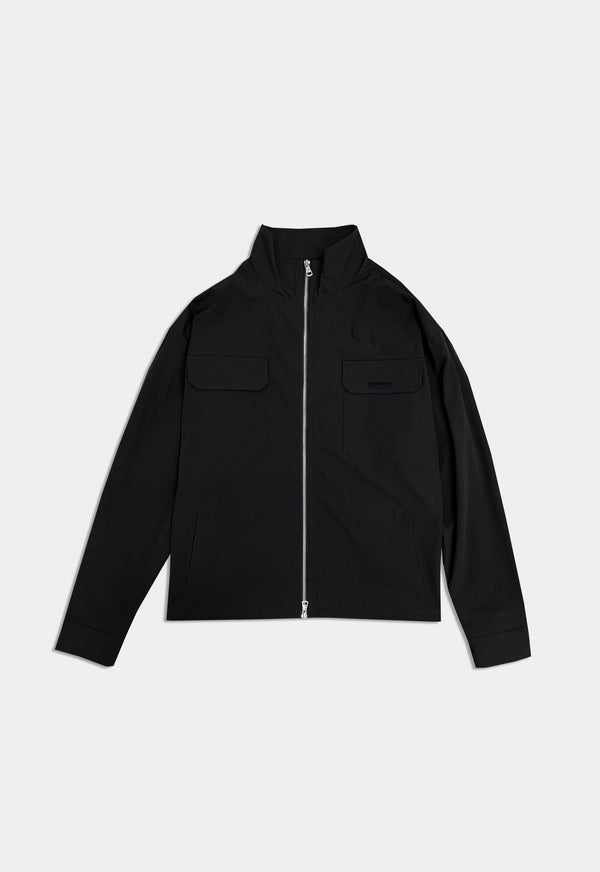 Nylon Cargo Jacket V2 - Black - Sans Pareil Clothing
