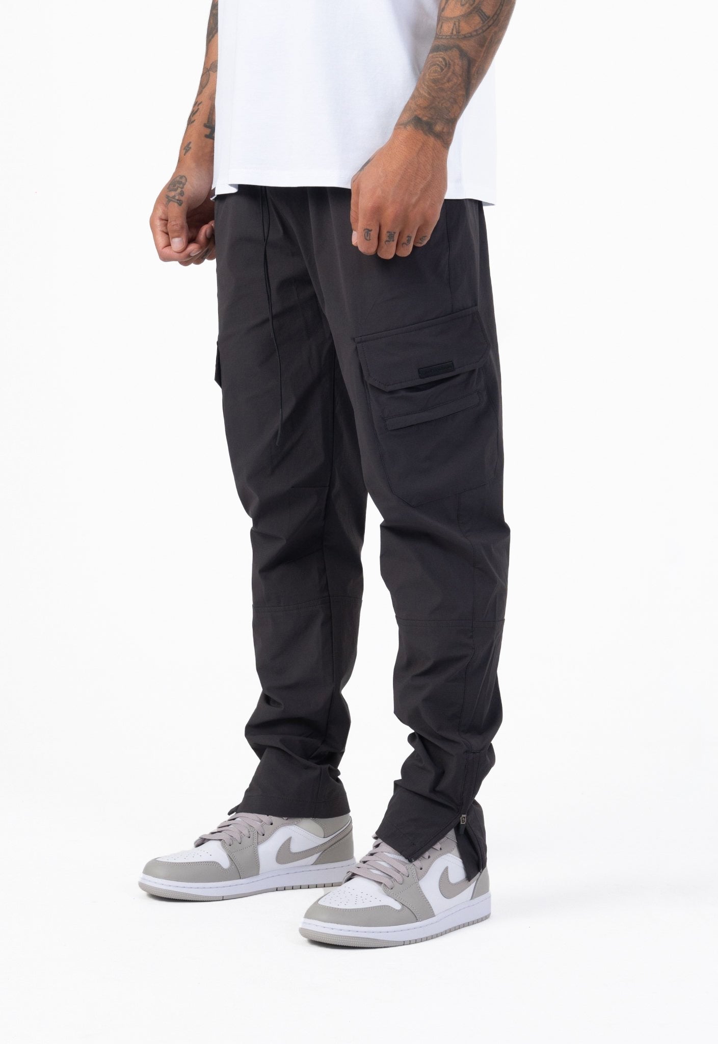 Nylon Cargo Pants V2 - Navy Grey – Sans Pareil Clothing