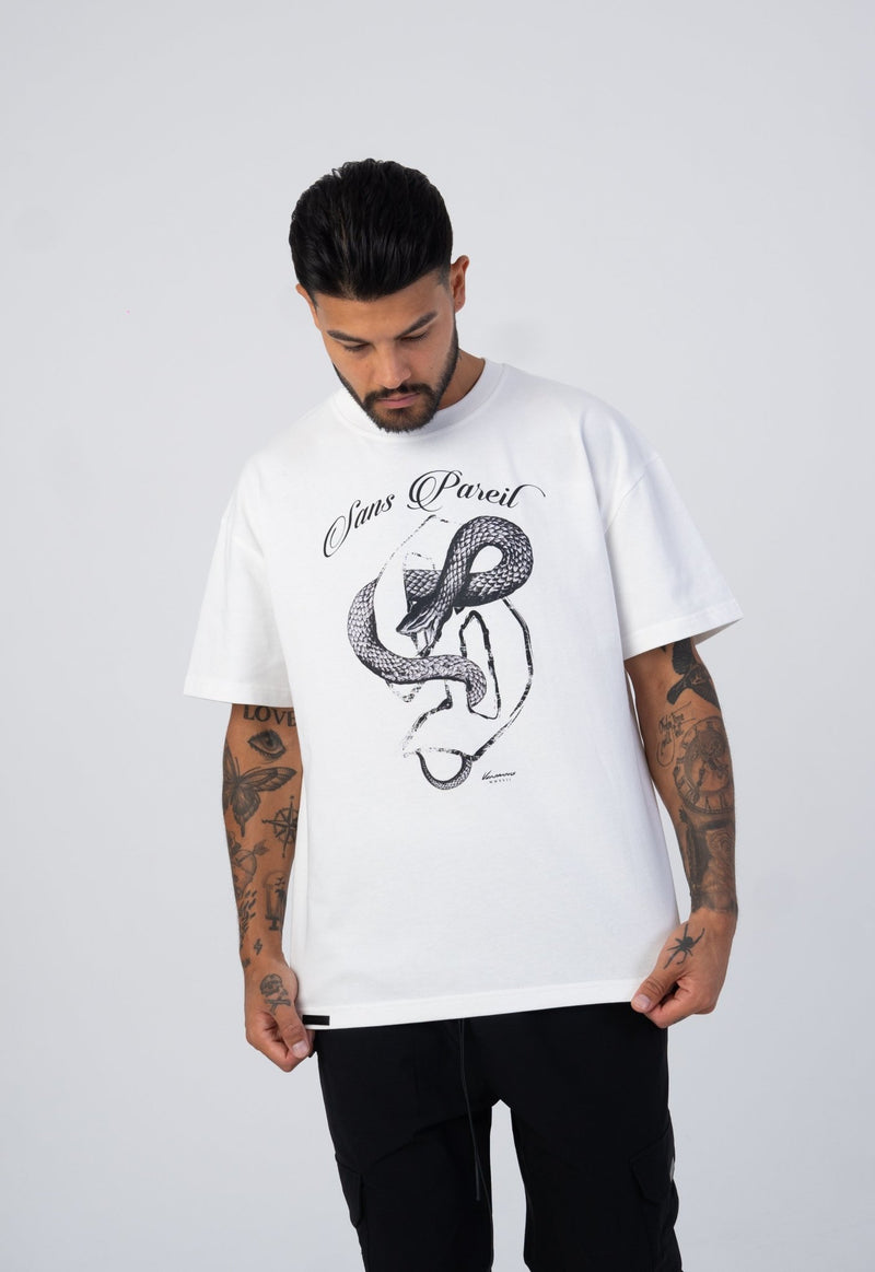 Venomous Graphic T-shirt - Off White - Sans Pareil Clothing